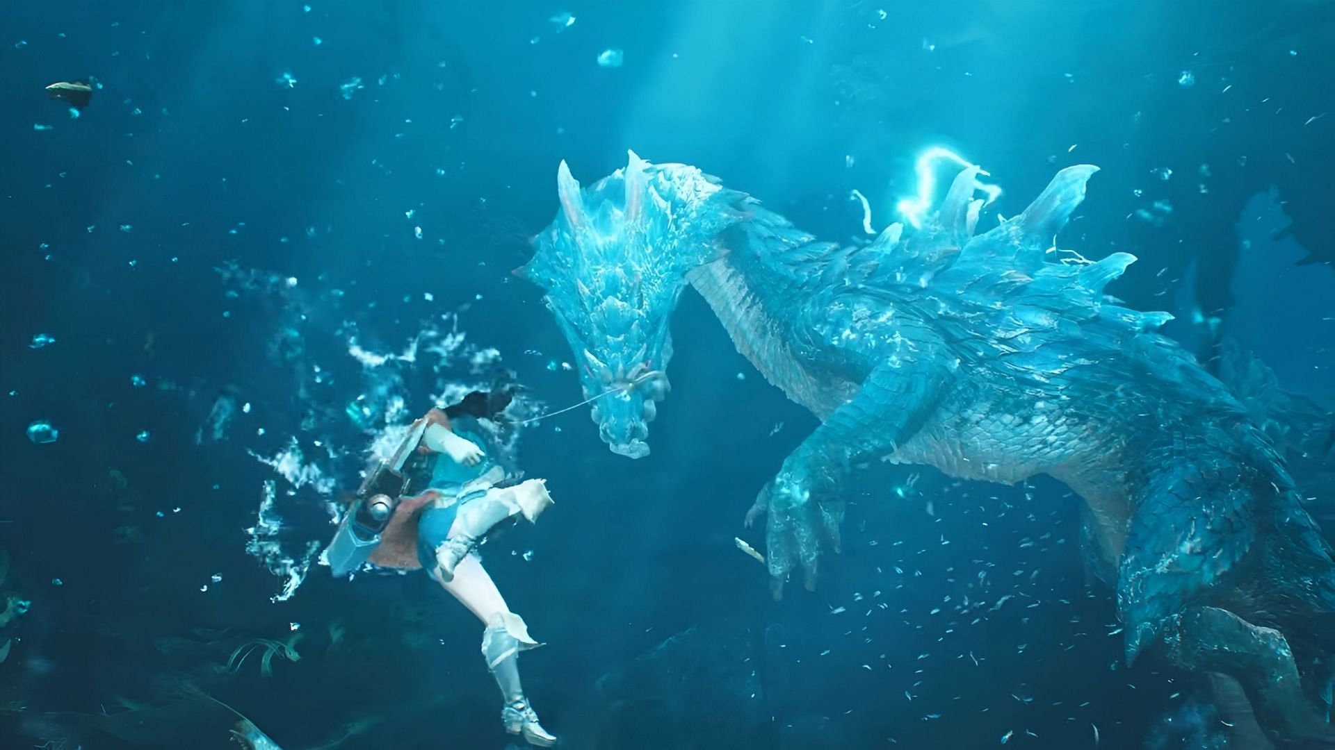 You will also need to defeat Lagiacrus during the main story quest (Image via Capcom)